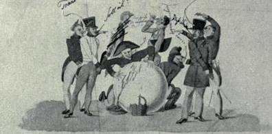 Caricature of the Congress of Vienna