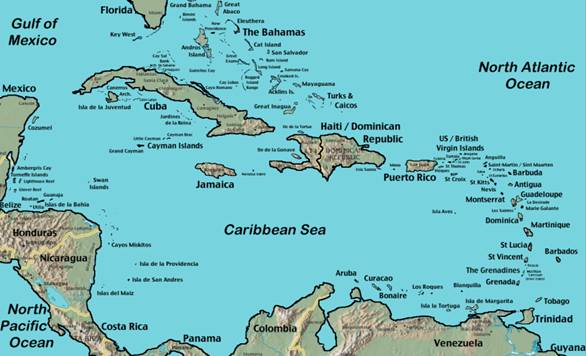 Inseln im karibschen Meer